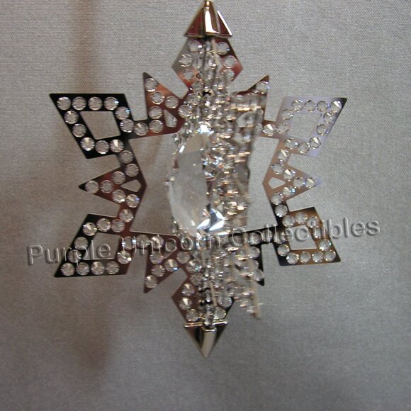 Swarovski Crystal Crystal Pixel Christmas Ornament Star - Silver Tone 5135808 - Picture 2 of 4